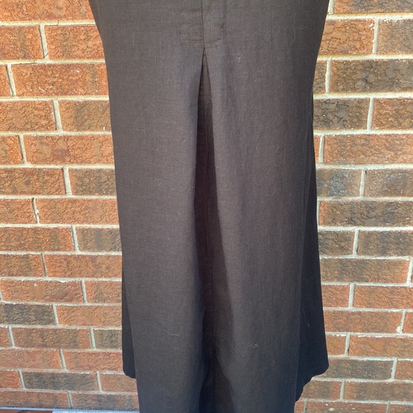 Athena Marie - black aline dress with pockets - viscose $ linen - Picture 7 of 13